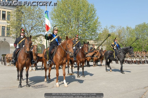 2007-04-14 Milano 425 Reggimento Artiglieria a Cavallo